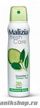 Malizia Дезодорант-антиперсперант жен CUCUMBER&amp;GREEN TEA 150мл 127001/127061
