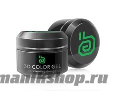2306 RuNail 3D гель (Зеленый, Green) 5гр