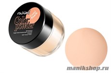 0059 RuNail Цветная акриловая пудра (светло-оранжевая, Pastel Peach) 7,5гр