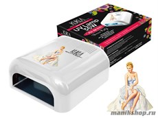 JessNail Лампа УФ 36Вт (4шт*9Вт) Белая с принтом Exclusive Collection Grace Kelly
