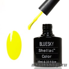 Neon 03 Bluesky Shellac (Ярко-желтый, без блесток и перламутра) 10мл