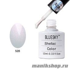 528 Bluesky Shellac Moonlight and Roses 10мл (полупрозрачный с розовым перламутром, жемчужный)
