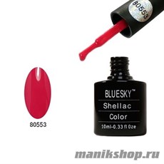 80553 Bluesky Shellac Pink Bikini 10мл (карамельно-розовый, без блесток и перламутра, плотный)