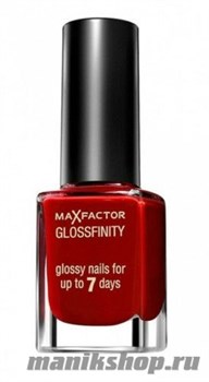 MaxFactor Лак для ногтей  "Glossfinity"  110 тон  red passion