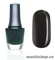 Morgan Taylor I Make The Money Hone 15мл (Темно-зеленый, эмаль)