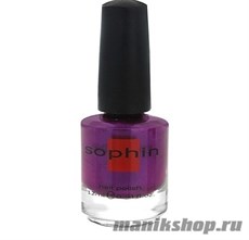 № 221 Sophin Лак для ногтей 12мл (Лак цвета фуксии, перламутровый, плотный)