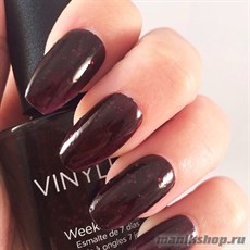 198 VINYLUX CND Poison Plum (Бордово-коричневый с блестками, плотный) Осень 2015