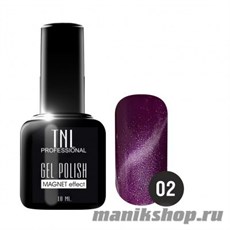 Гель-лак "TNL Кошачий глаз" №02 фиолетовый 10мл