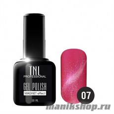 Гель-лак "TNL Кошачий глаз" №07 розовый 10мл