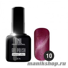 Гель-лак "TNL Кошачий глаз" №10 глубокий розовый 10мл