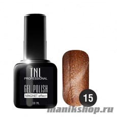 Гель-лак "TNL Кошачий глаз" №15 капучино 10мл