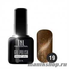 Гель-лак "TNL Кошачий глаз" №19 хаки 10мл