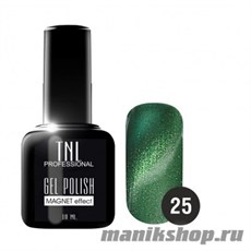 Гель-лак "TNL Кошачий глаз" №25 ярко-зеленый 10мл