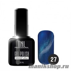 Гель-лак "TNL Кошачий глаз" №27 индиго 10мл