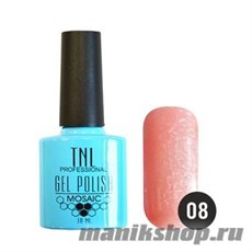 TNL Гель-лак Mosaic effect №8 (ПЕРСИКОВЫЙ) 10мл
