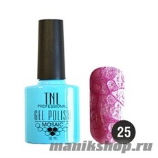 TNL Гель-лак Mosaic effect №25 (МАДЖЕНТА) 10мл