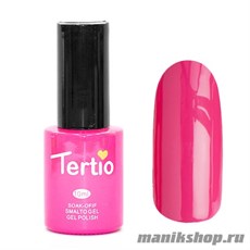 068 Гель лак Tertio 10мл Амарантовый, ярко-пурпурный, без блесток и перламутра, плотный