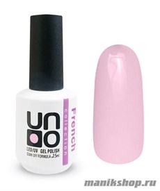 F01 Гель-лак UNO French Collection 15мл (Плотный, нежно-розовый, без перламутра) Для френча