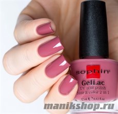 625 Sophin GelLac Гель-лак для ногтей без лампы 12мл  base&amp;color 2 в 1 (Коричнево-розовый)