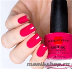 630 Sophin GelLac Гель-лак для ногтей без лампы 12мл  base&amp;color 2 в 1 (Ягодно-розовый)