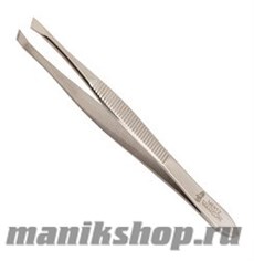 232 Mertz Пинцет 212 N серебро (скошенный)