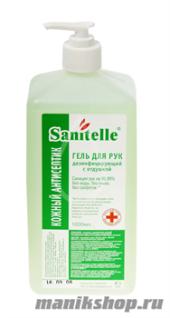 Sanitelle Гель для рук дезинфицирующий (C экстрактом алое) 1000мл