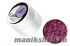 0087 RuNail Цветной УФ-гель (с блестками, Сиреневый) 7,5гр