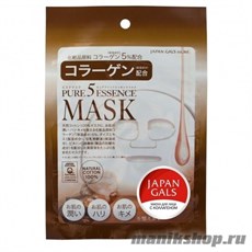 012267 JAPAN GALS Маска для лица с Коллагеном 1шт