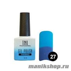 TNL Гель-лак Тhermo №27 Бирюзовый/темно-лазурный 10мл
