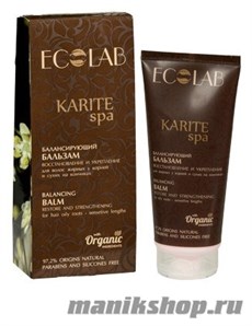 ECOLAB Бальзам для волос балансирующий "Восстановление и Укрепление" серия KARITE SPA 200мл