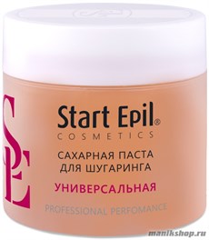START EPIL  Сахарная паста для депиляции  УНИВЕРСАЛЬНАЯ (не требует разогрева)  400гр