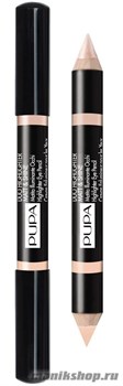 81331 Pupa  240086 002  Корректор-карандаш  "HIGHLIGHTER MATT&amp;SHINE" тон 02 розовый