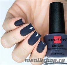 660 Sophin GelLac Гель-лак для ногтей без лампы 12мл  base&amp;color 2в1 (Темно-серый)