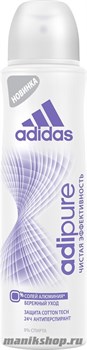 736935 ADIDAS 150мл Дезодорант-спрей для женщин "Adipure" Антиперспирант