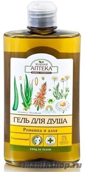 ЭЛЬФА Зеленая Аптека Гель для душа Ромашка и Алоэ 400мл
