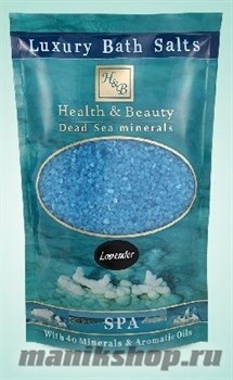 43311/261 Health&amp;Beauty Соль для ванн №2 Мертвого моря Лаванда СИНЯЯ 500гр