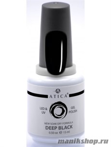 № 02 Atica Гель-лак для ногтей DEEP BLACK 7,5мл