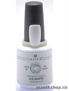 № 01 Atica Гель-лак для ногтей ICE WHITE 7,5мл