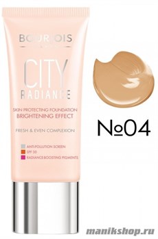 Bourjois 318034 Тональный крем для лица "City  Radiance" тон 04 Beige