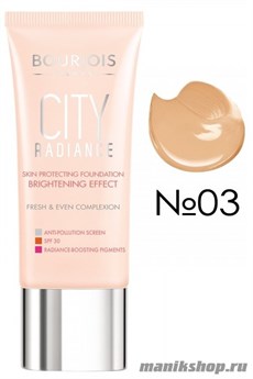 Bourjois 318033 Тональный крем для лица "City  Radiance" тон 03 Beige clair