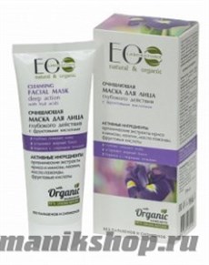 432490 ECOLAB Маска очищающая для лица глубокого действия с Фруктовыми кислоты 75мл