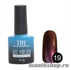 19 Гель-лак TNL "Chameleon" Хамелеон эффект 10мл Бордовая звездная эволюция