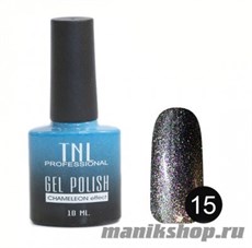 15 Гель-лак TNL "Chameleon" Хамелеон эффект 10мл Серебристый Юпитер