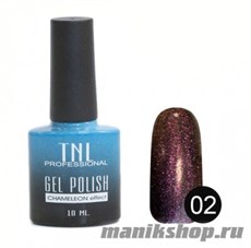 02 Гель-лак TNL "Chameleon" Хамелеон эффект 10мл Лиловая Цефия