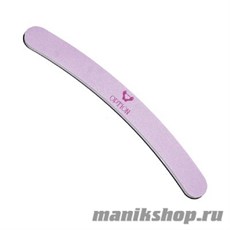Option Пилка для ногтей из майлара, бумеранг 240/240 (фиолетовая)