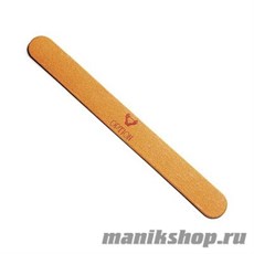 Option Пилка для натур. ногтей на деревянной основе 120/240 коричневая