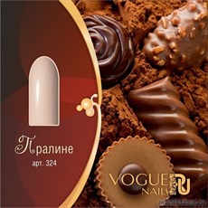324 Vogue nails Гель-лак матовый для ногтей 10мл Пралине
