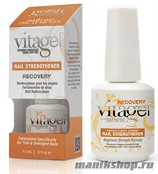 VitaGel Recovery 15мл Восстановление для тонких и поврежденных ногтей с витаминами