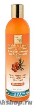 Health&amp;Beauty Шампунь для сухих окрашенных волос с маслом Облепихи 400мл