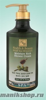 Health&amp;Beauty Гель-крем для душа увлажняющий с маслом Оливы и Медом 780мл